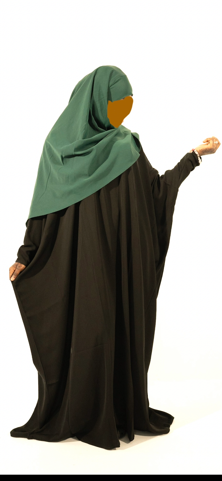 Black Nida Butterfly Abaya
