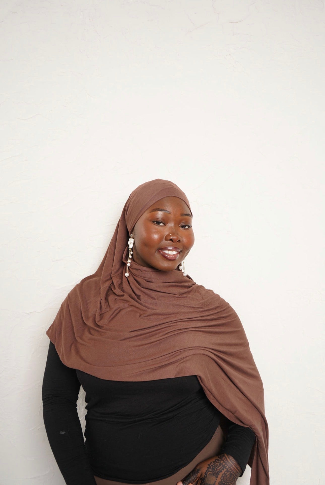 Chocolate Brown Premium Essential Jersey Hijab
