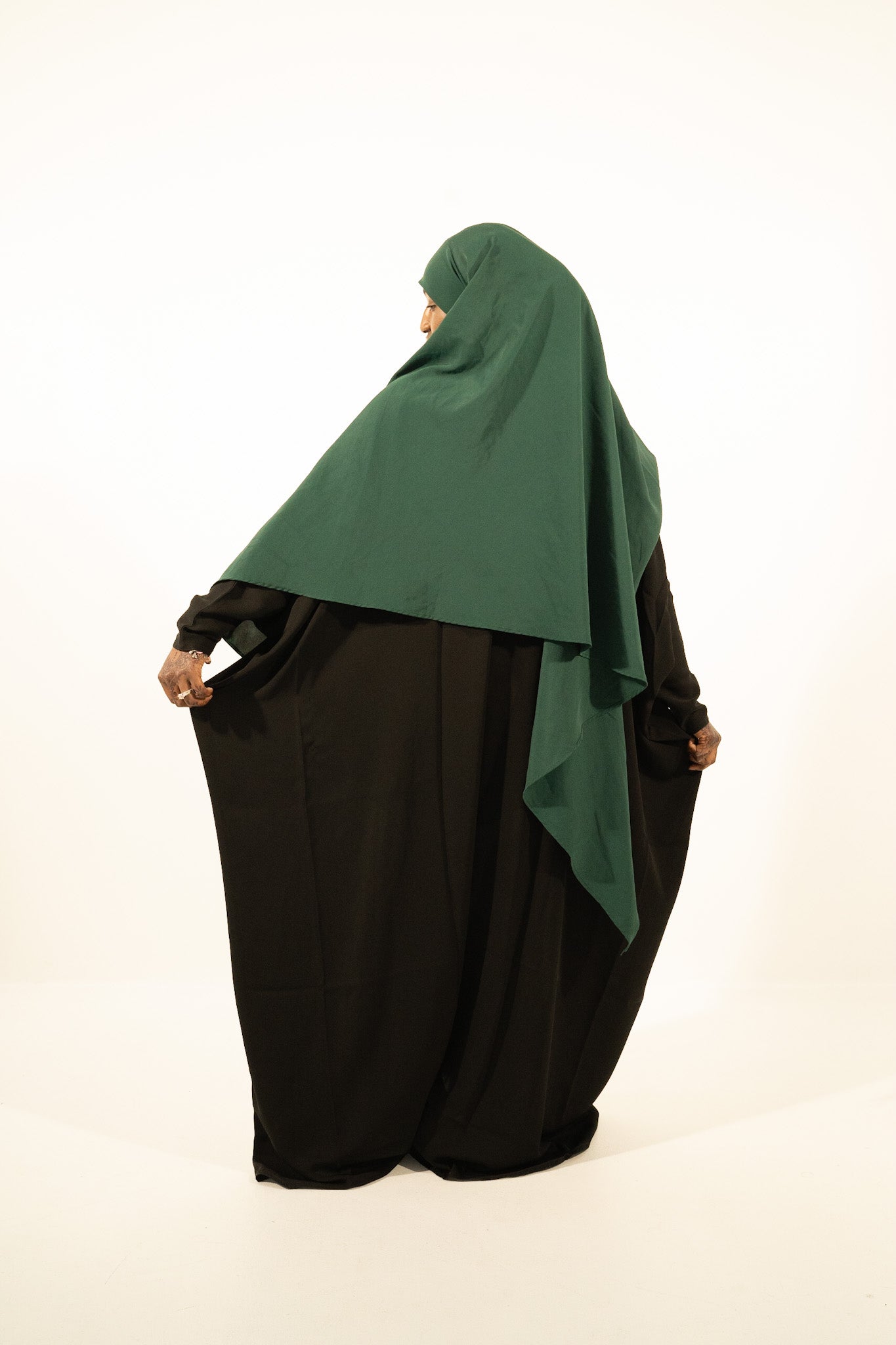 Black Butterfly abaya