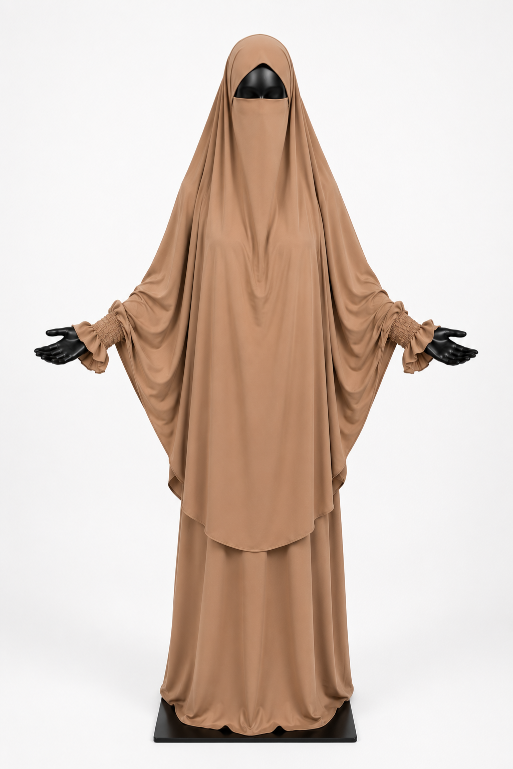 Two piece Nida Ruched Cuff Sleeve
