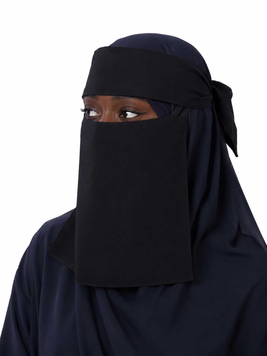 Saudi Style Short Headband Niqab