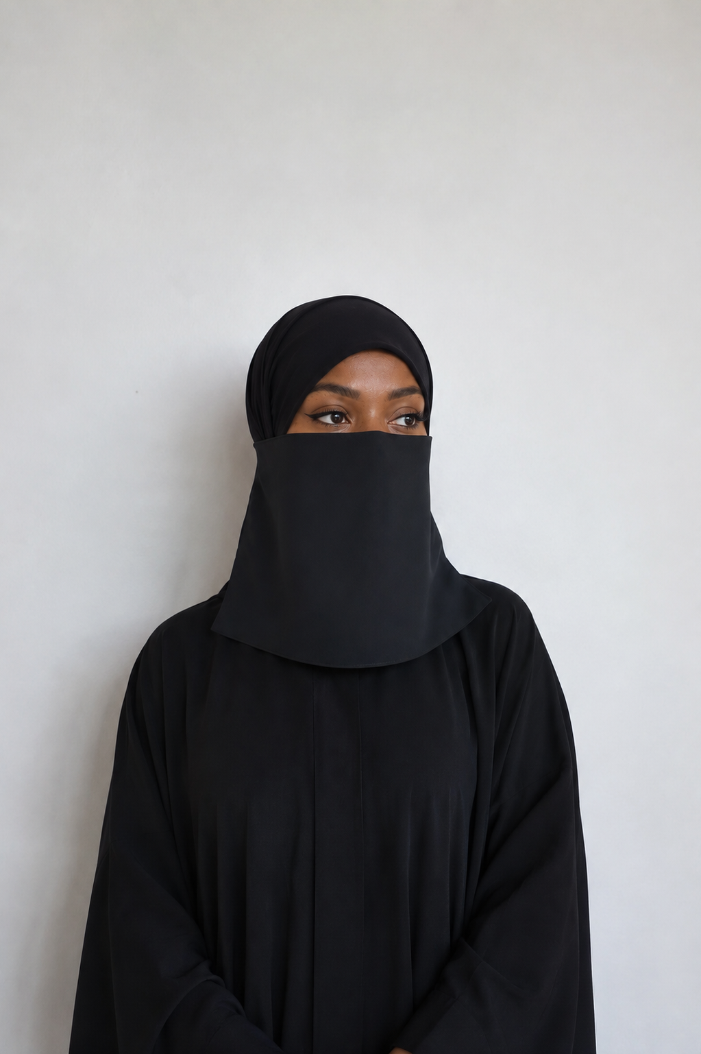 Elastic Short Half Niqab