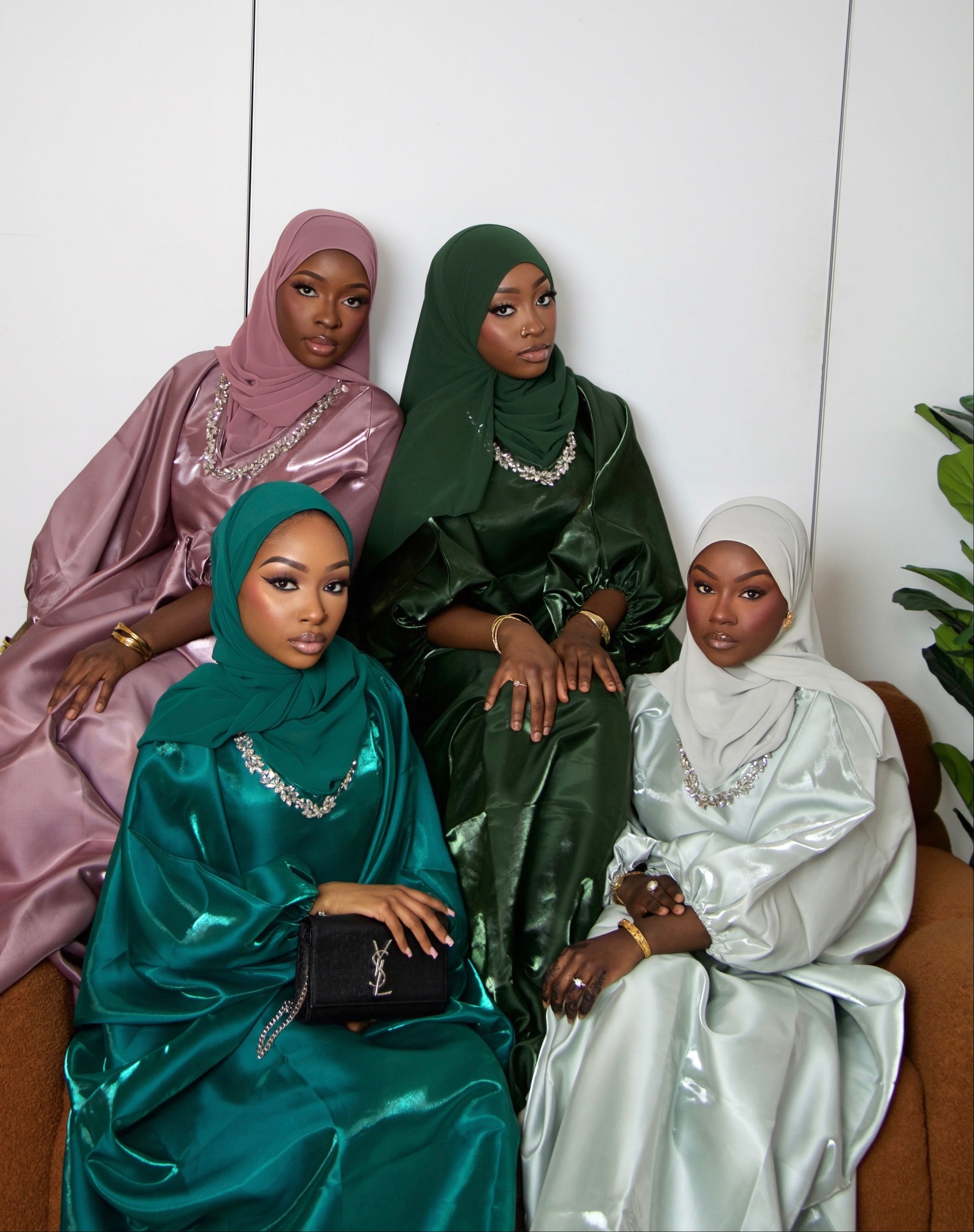 EID ABAYA HIJAB BUTTERFLY SET