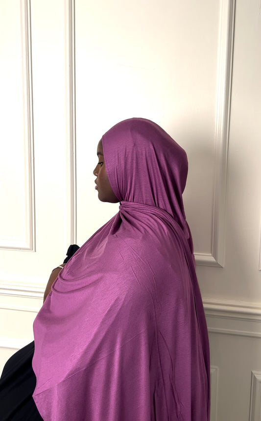 Passionfruit Purple Premium Essential Jersey Hijab