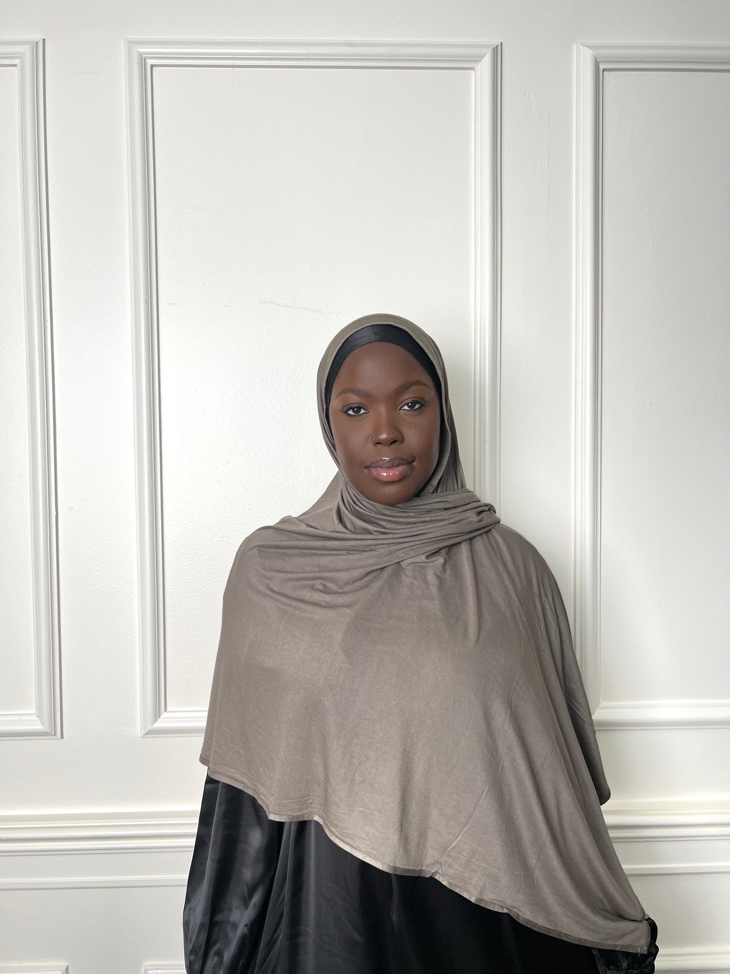 Ash Grey Premium Essential Jersey Hijab