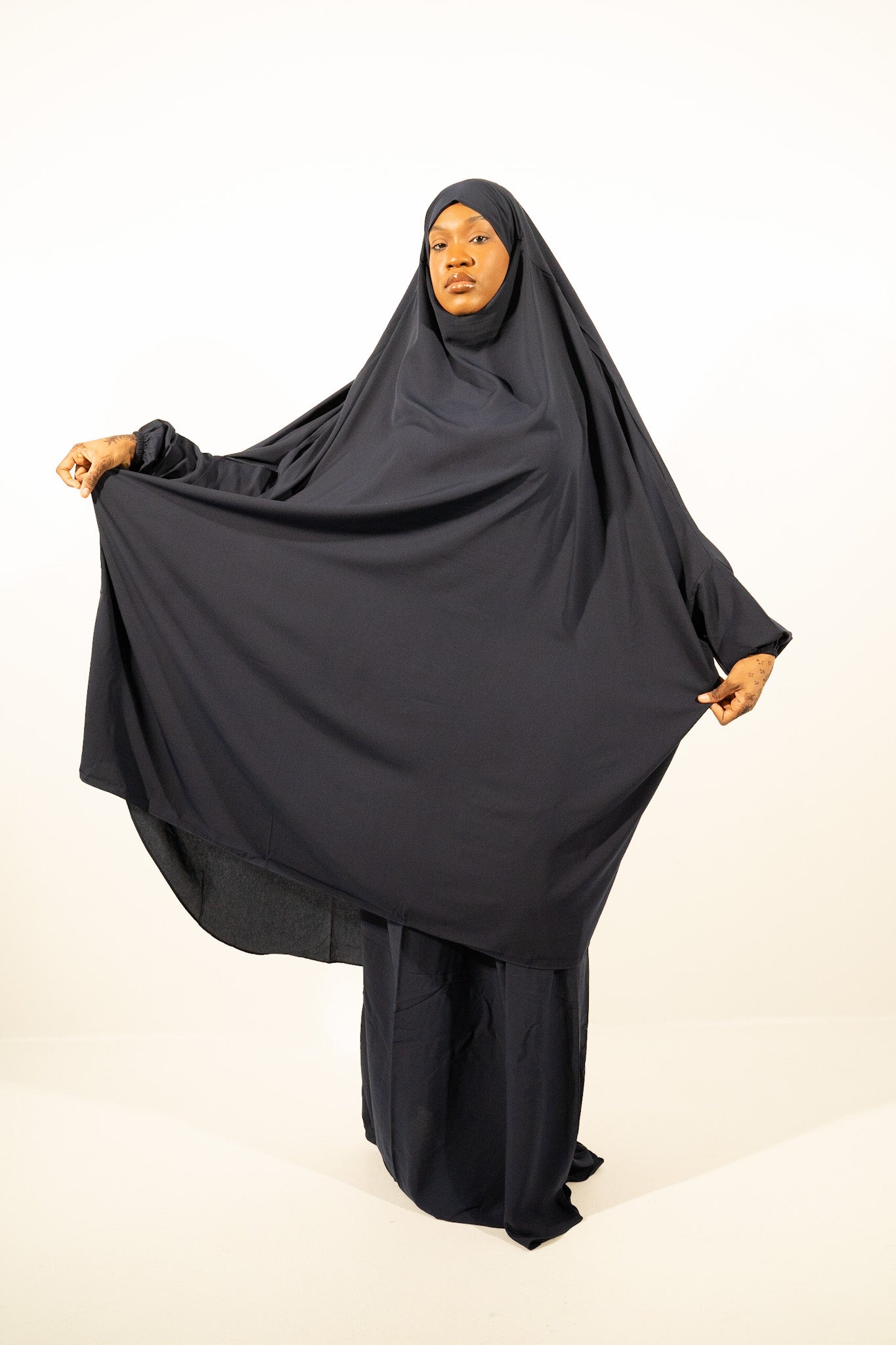 Navy Blue Huda Set
