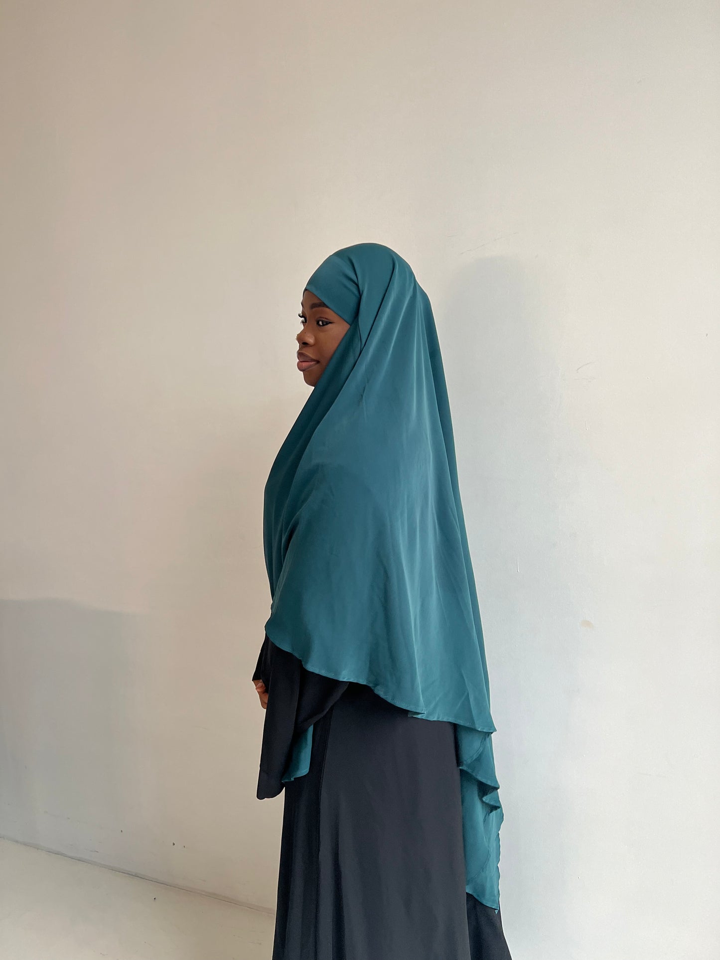 Teal Diamond khimar
