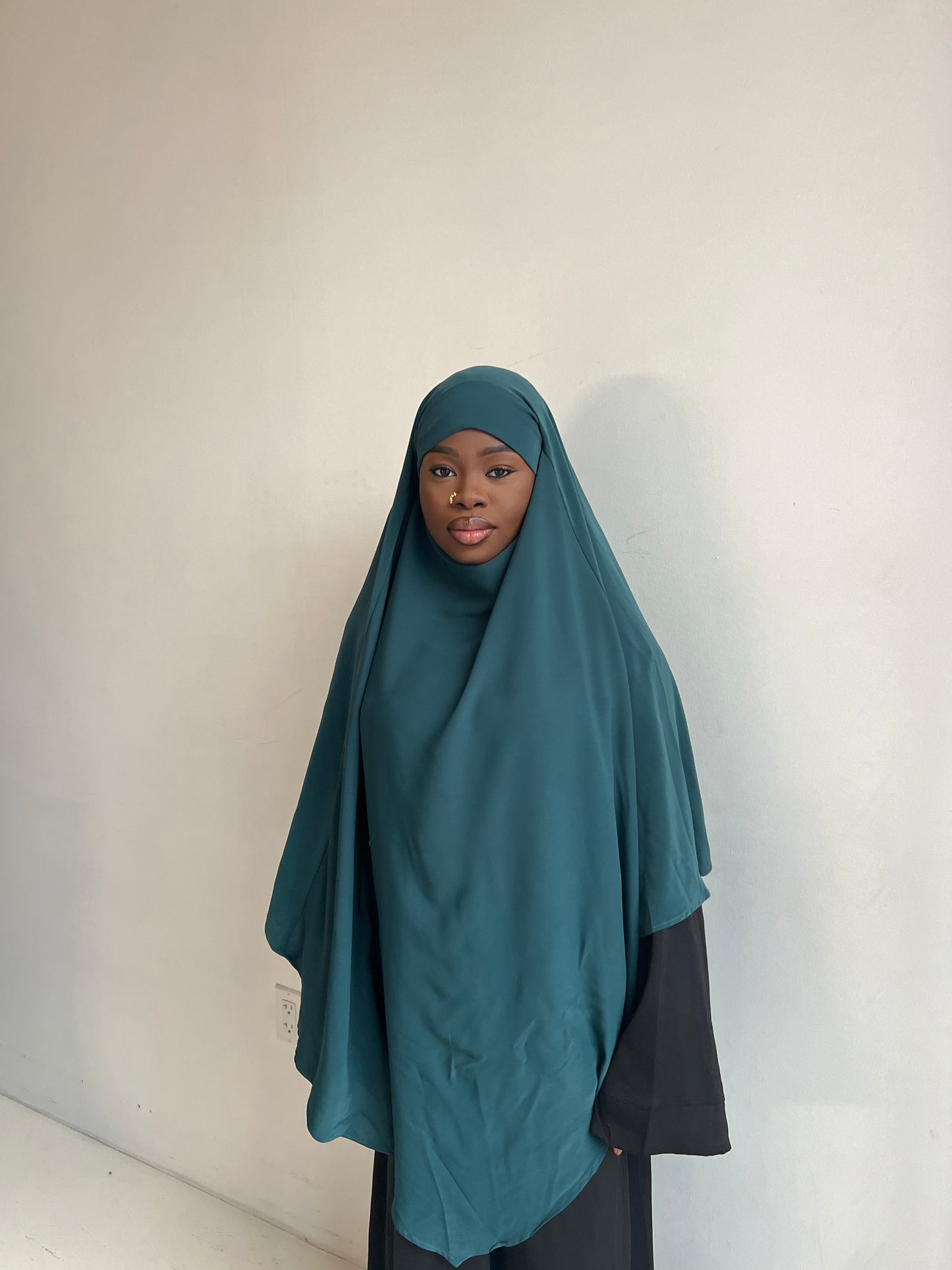 Teal Diamond khimar