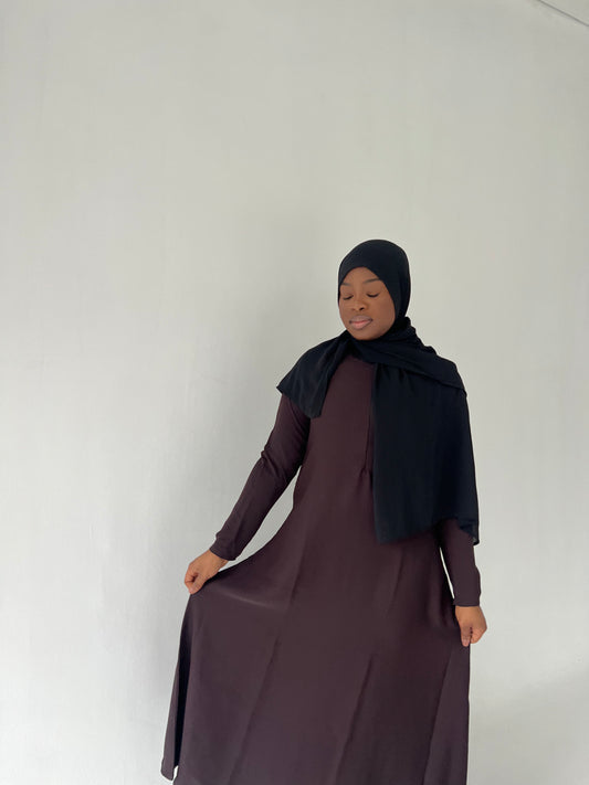 Brown Nida Small Abaya