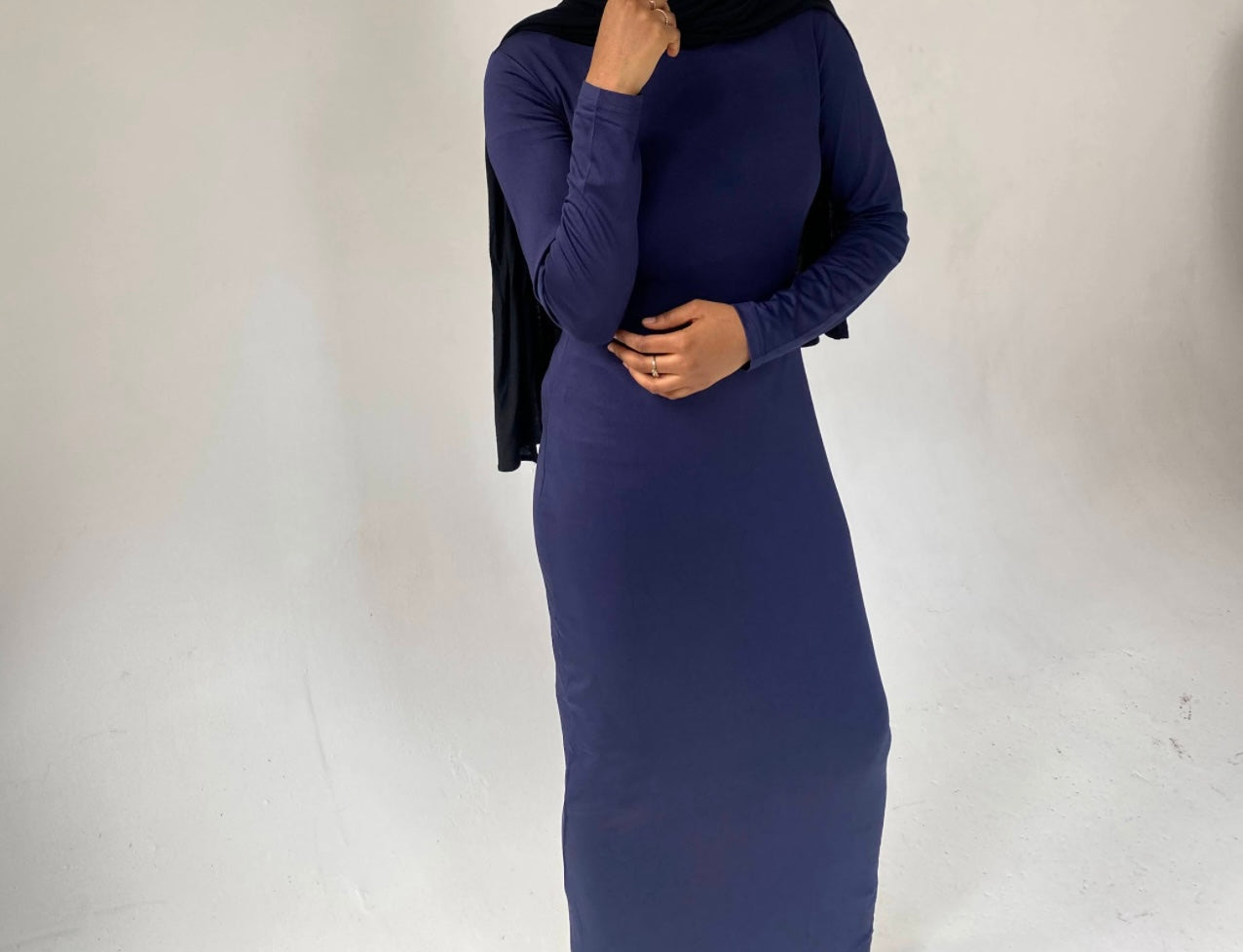 Fitted Jersey Undergarment for Abaya, Abaya Inner Slip Dresses