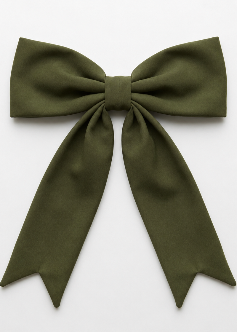 Matching Olive Bow