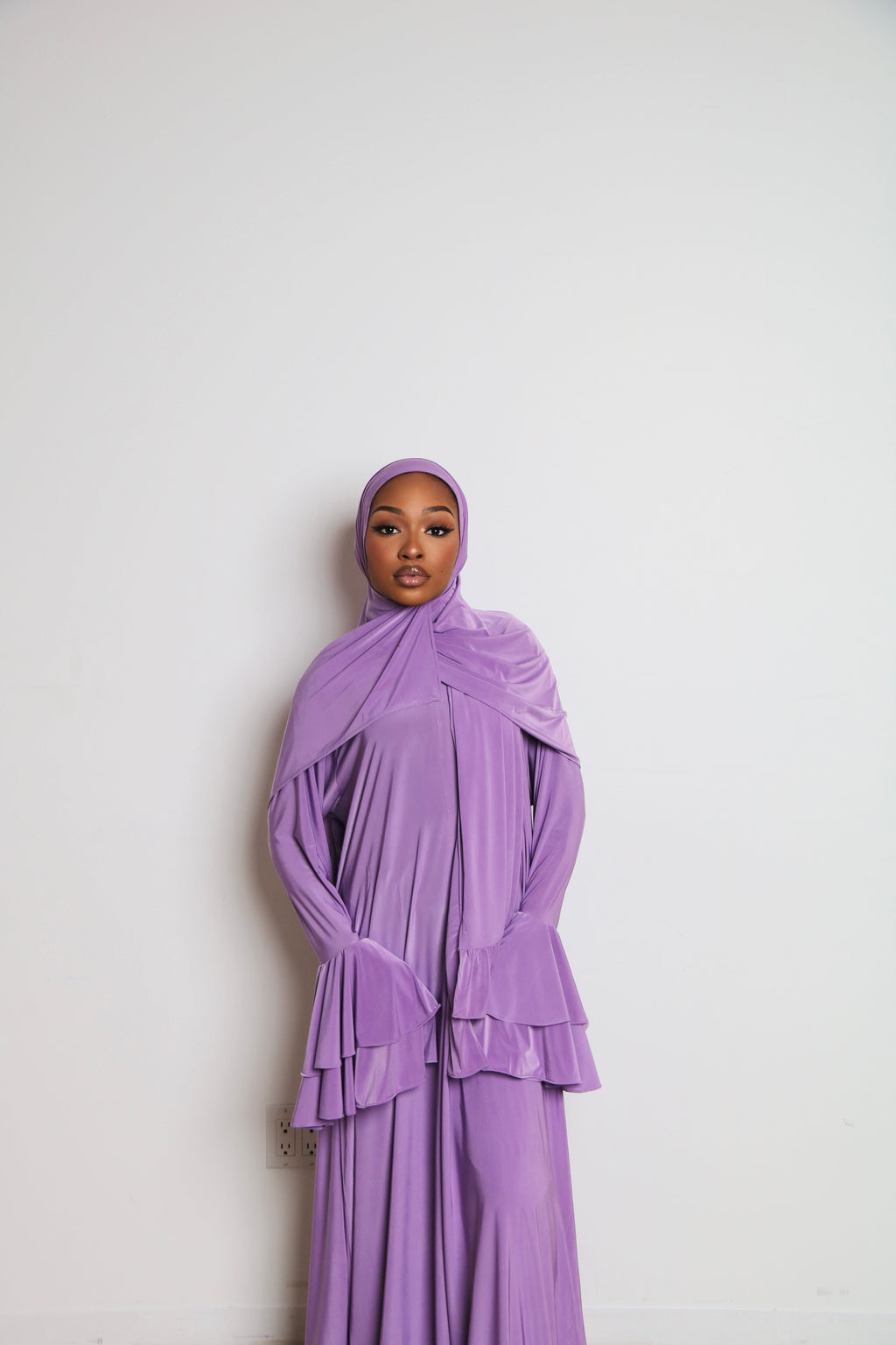 Lavender Double Ruffle Essential Set