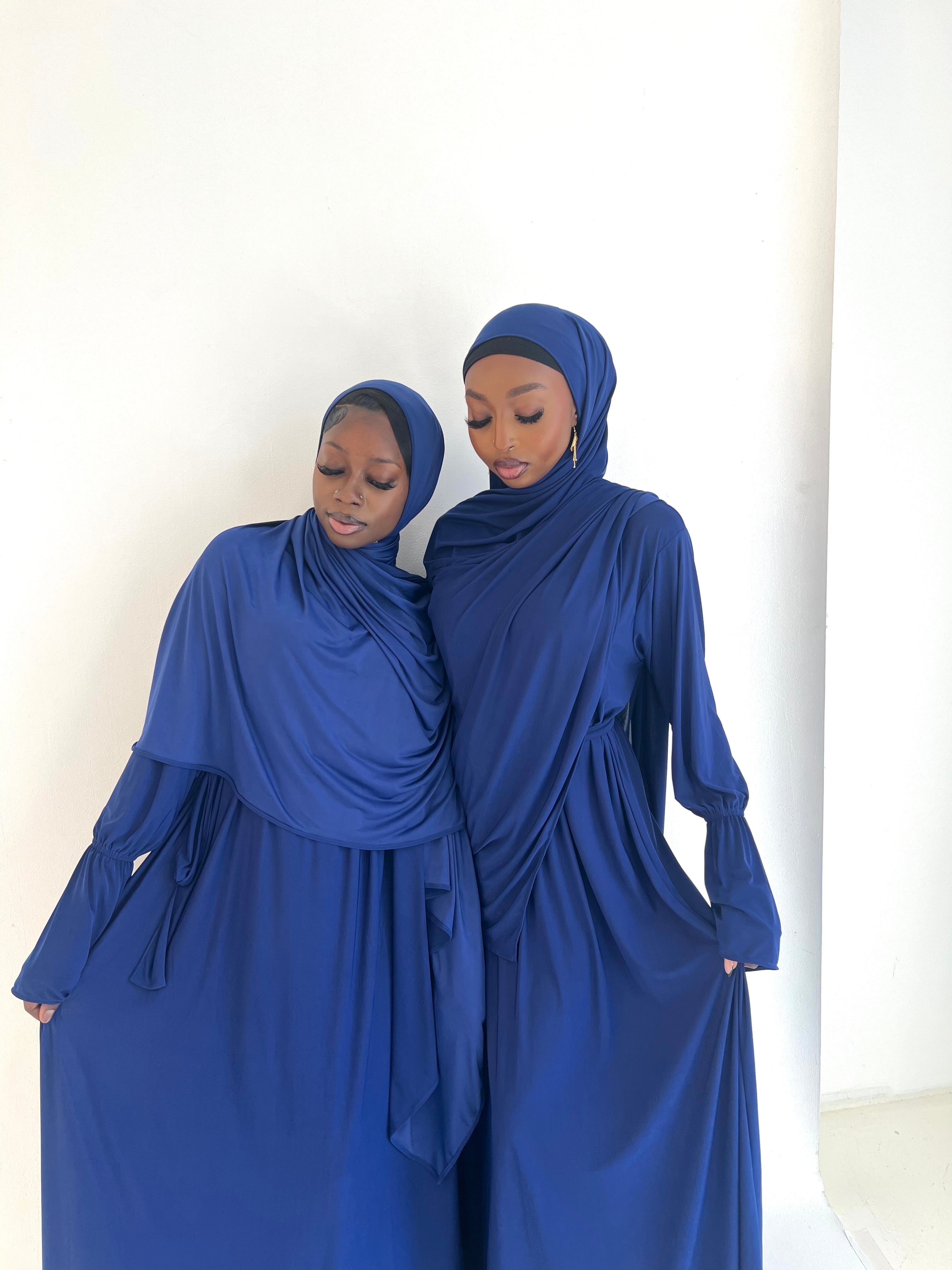 Royal Blue Ruffle Sleeves Essential Set