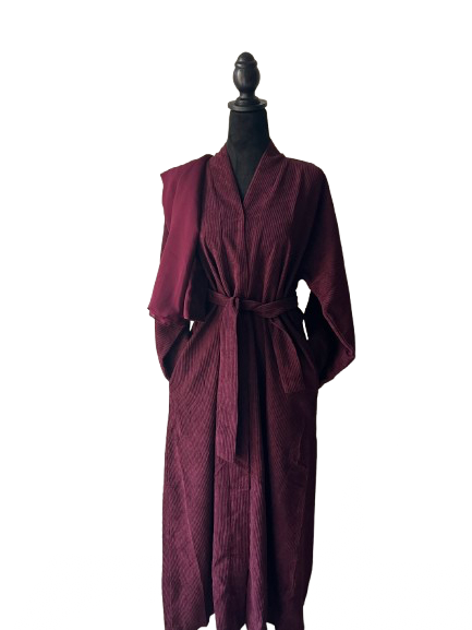 Corduroy Charm Coat + Hijab