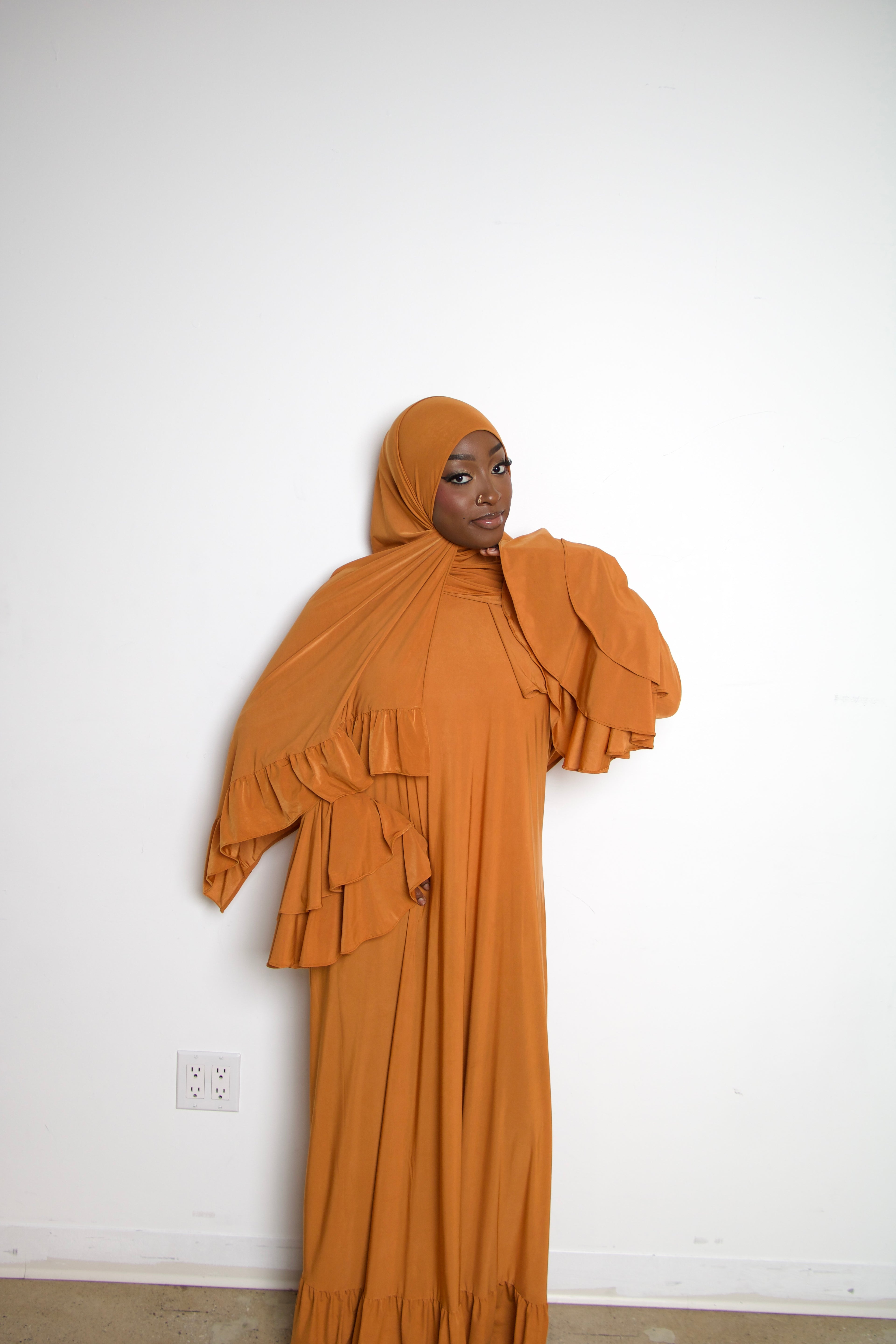 Caramel Double Ruffle Essential Set