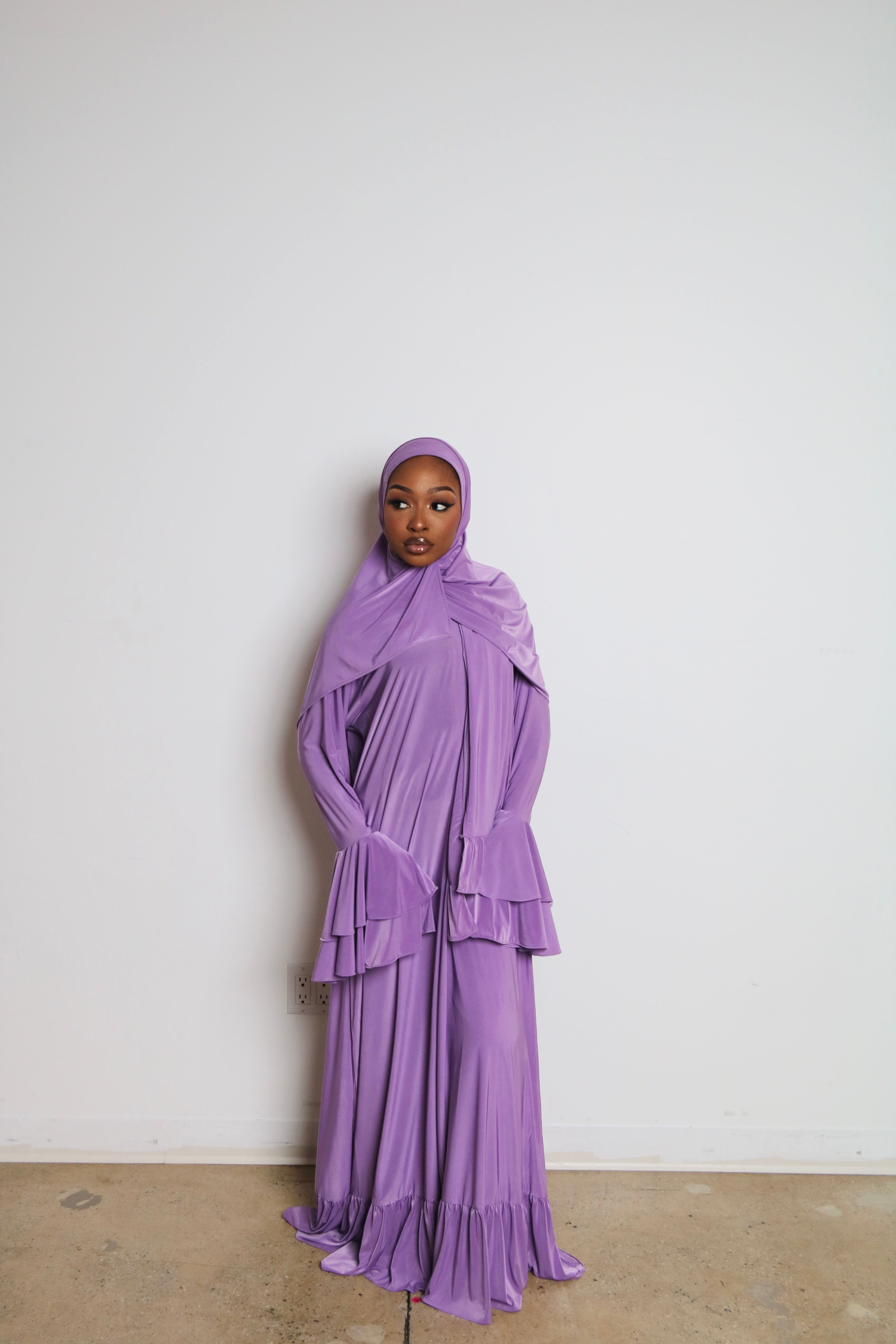 Lavender Double Ruffle Essential Set