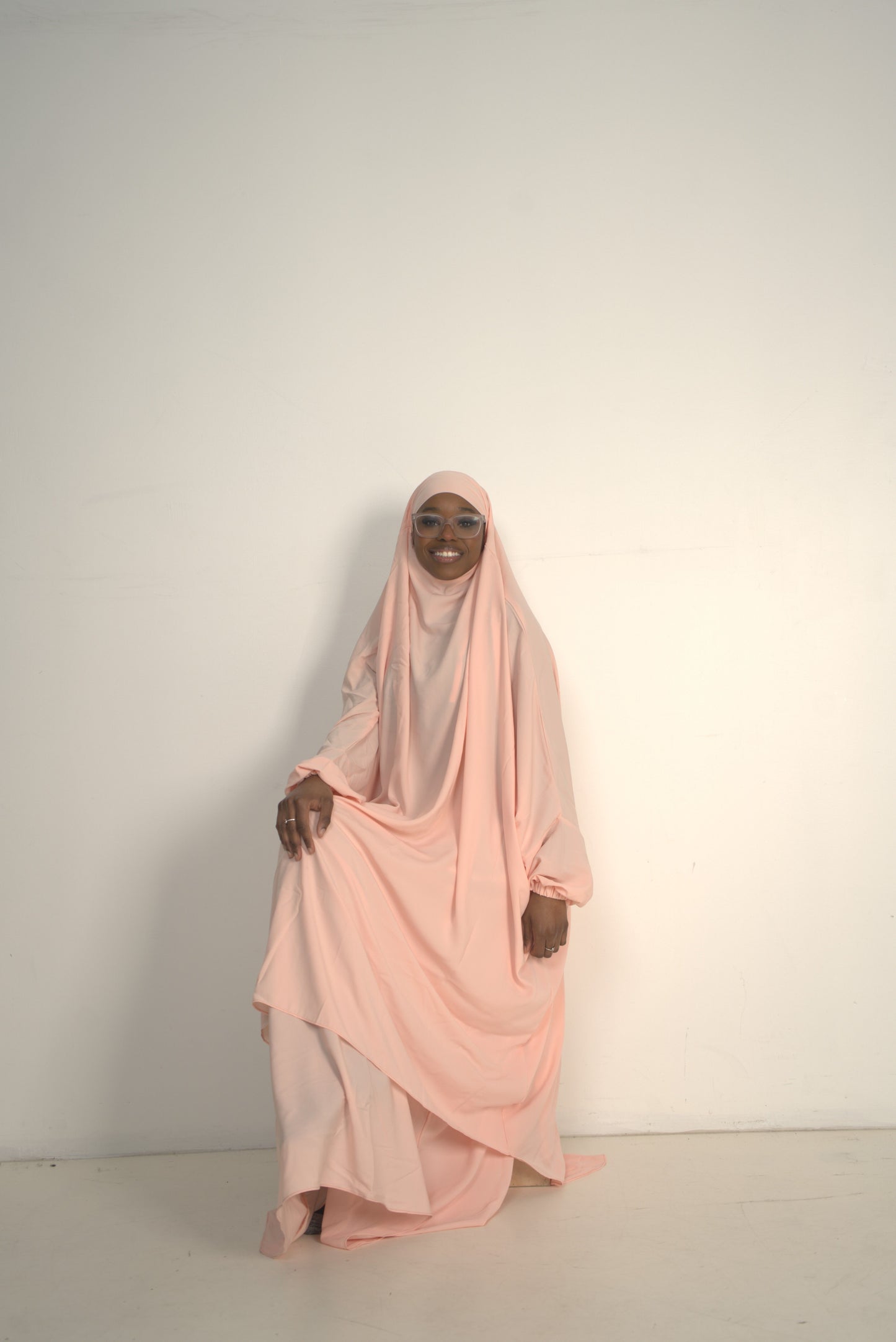 Peach Two Piece Jilbab