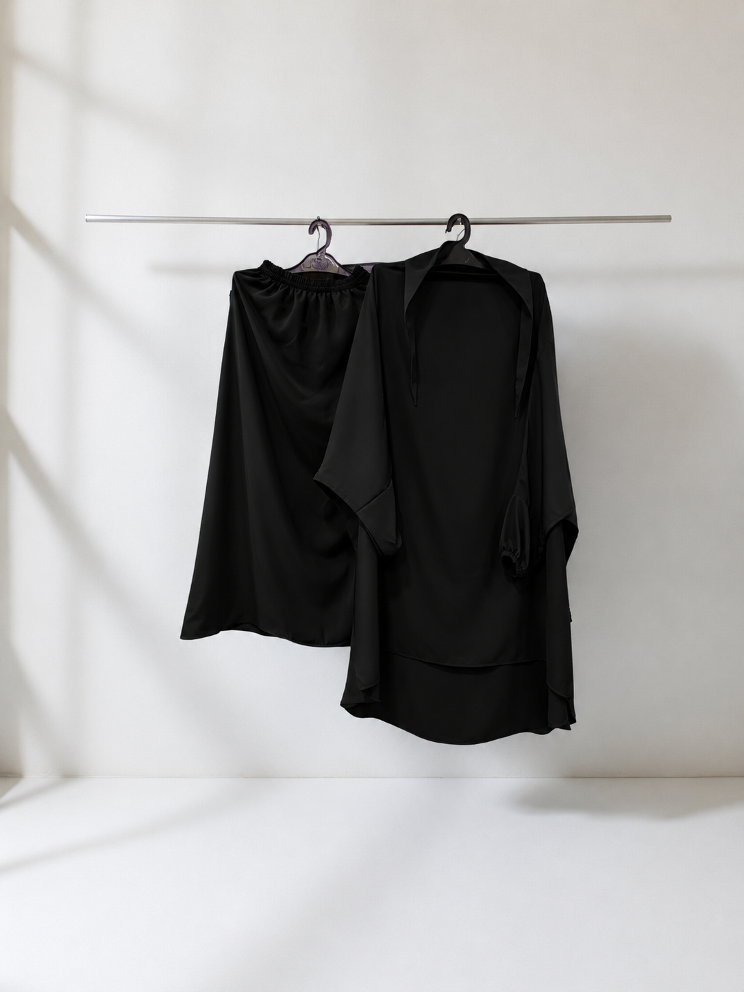 Black Kids Jilbab Two Piece