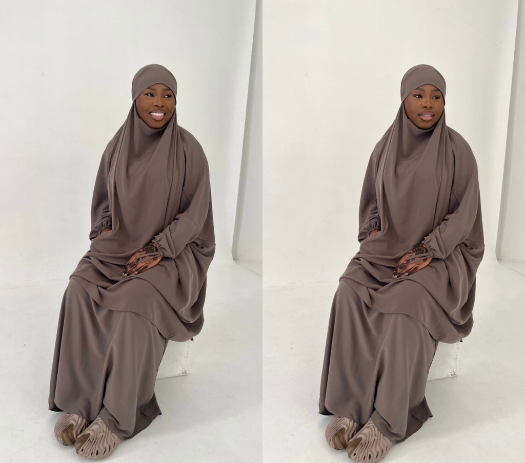 Taupe Two Piece Jilbab