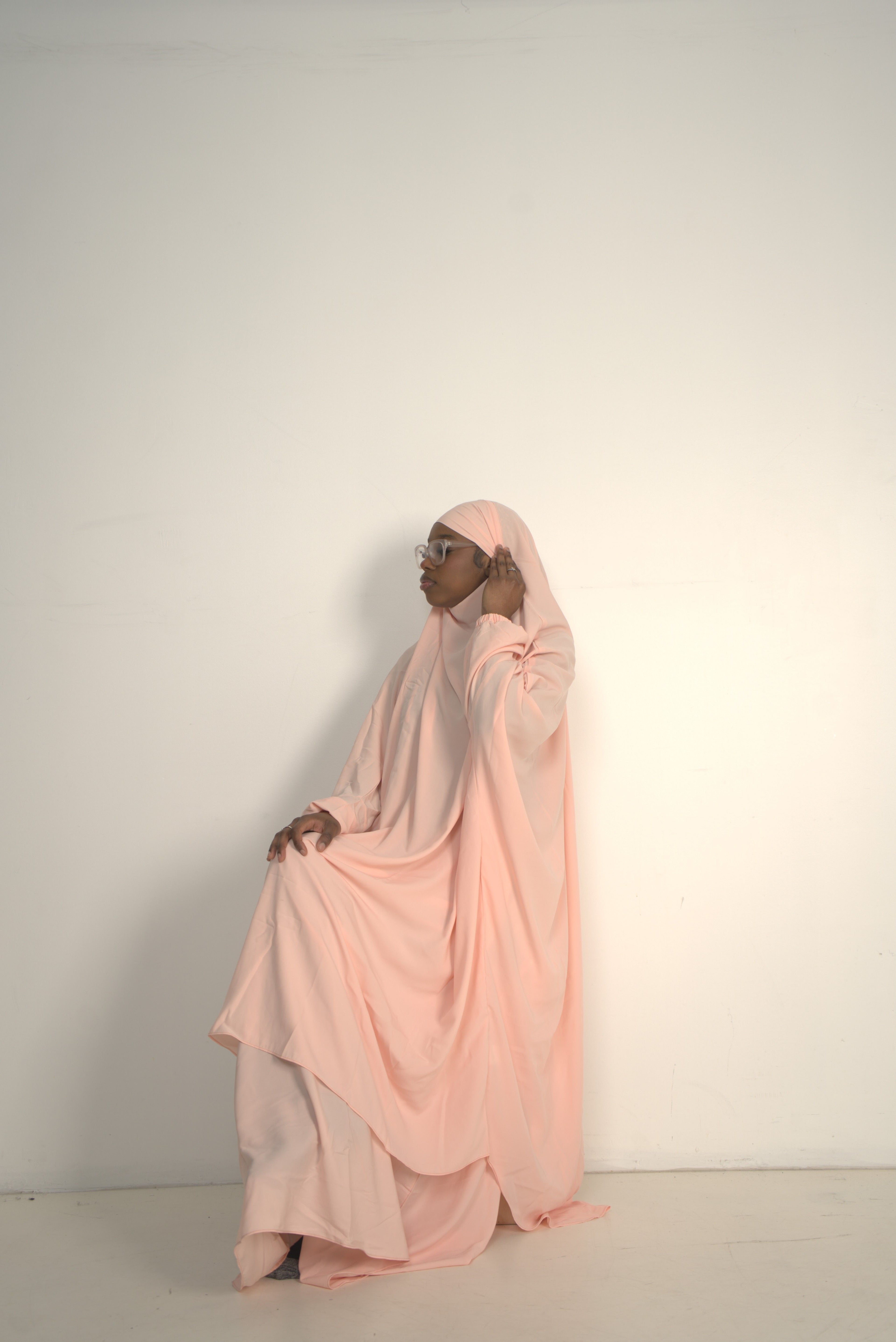 Peach Two Piece Jilbab