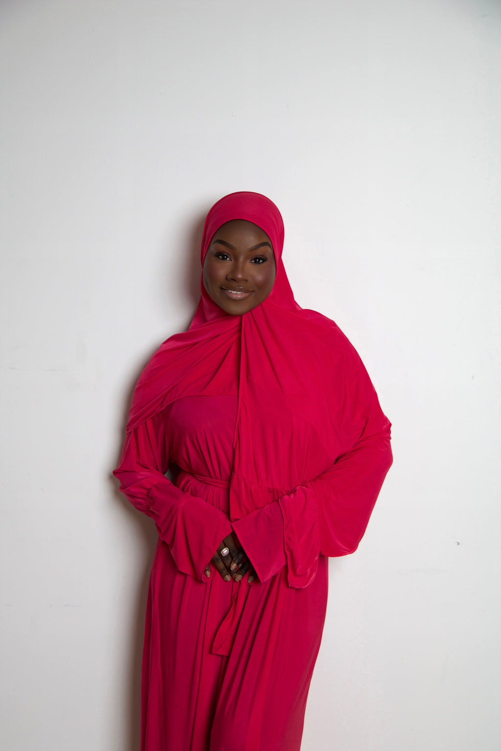 Hot pink Ruffle Essential Set