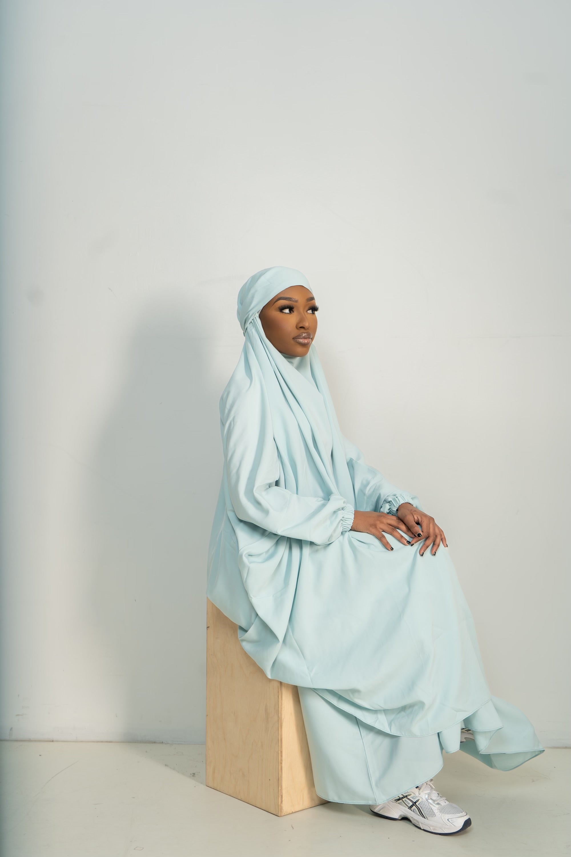 Mint Blue Two Piece Jilbab