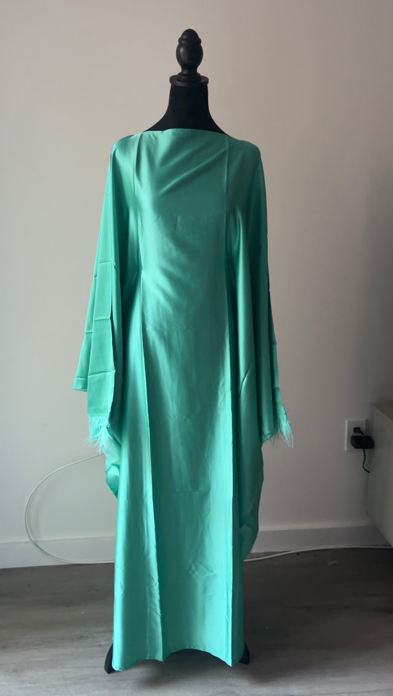 NEW Turquoise abaya+ hijab set