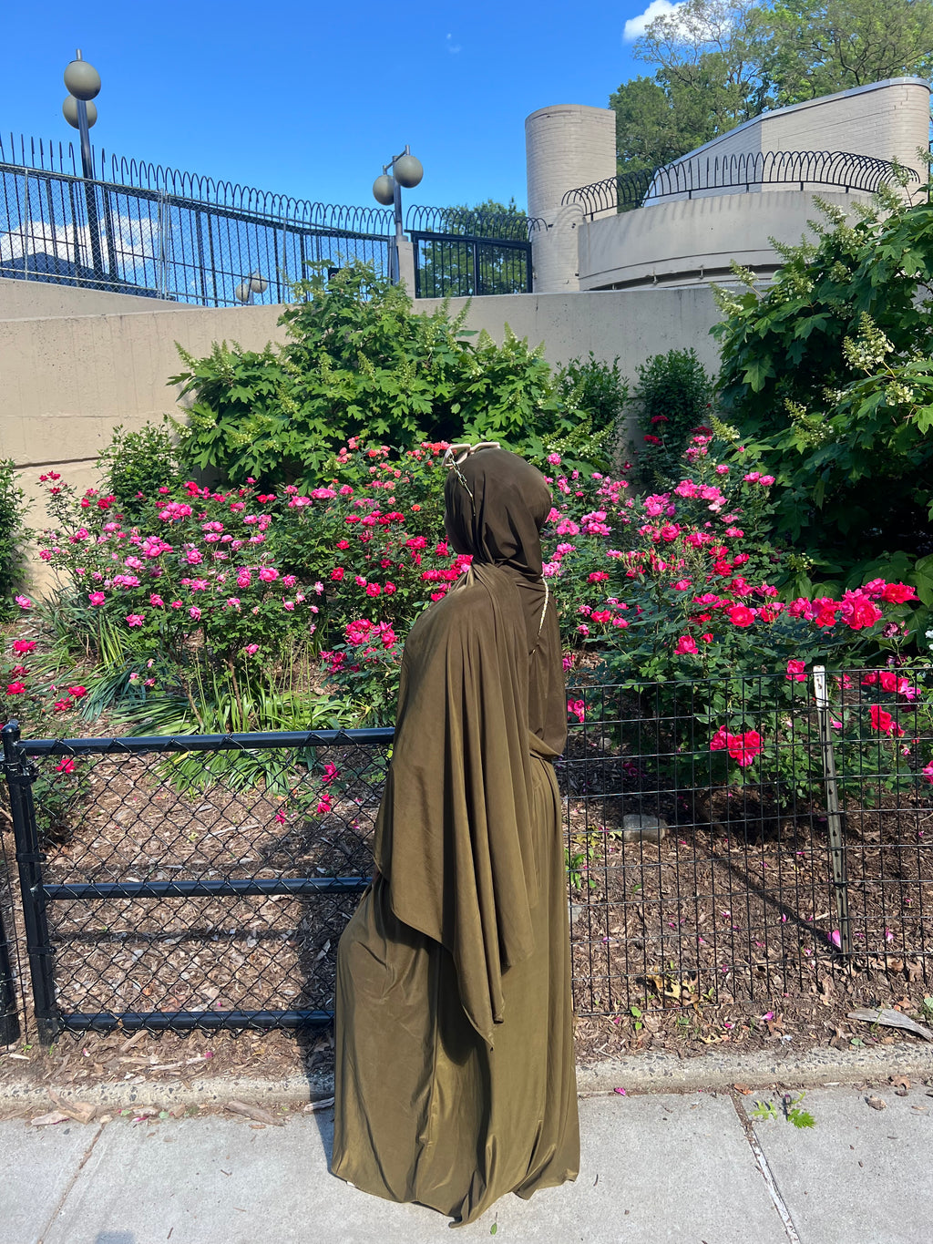 Olive Green Ruffle Essential Set