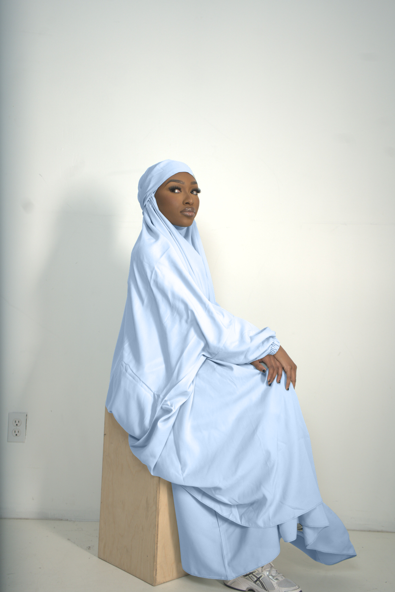 Sky Blue Two Piece Jilbab