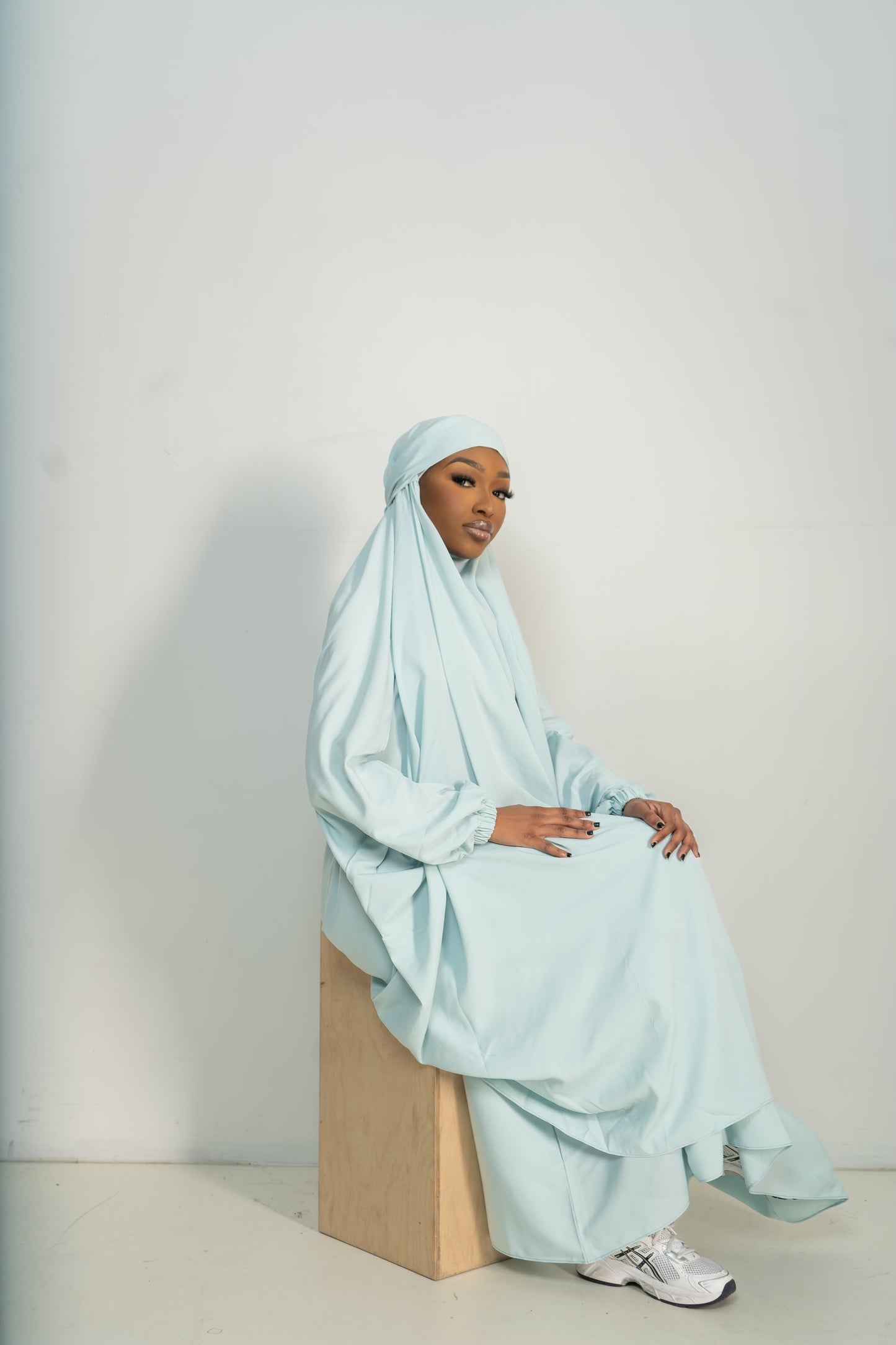 Mint Blue Two Piece Jilbab