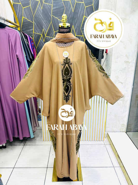 Three Piece Abaya