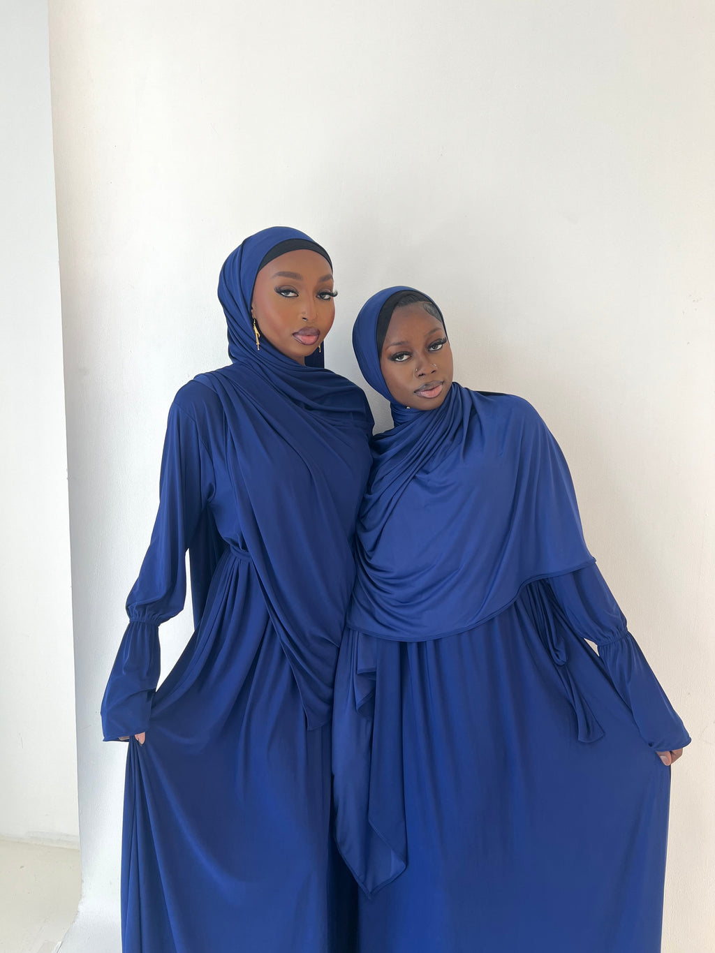 Royal Blue Ruffle Sleeves Essential Set