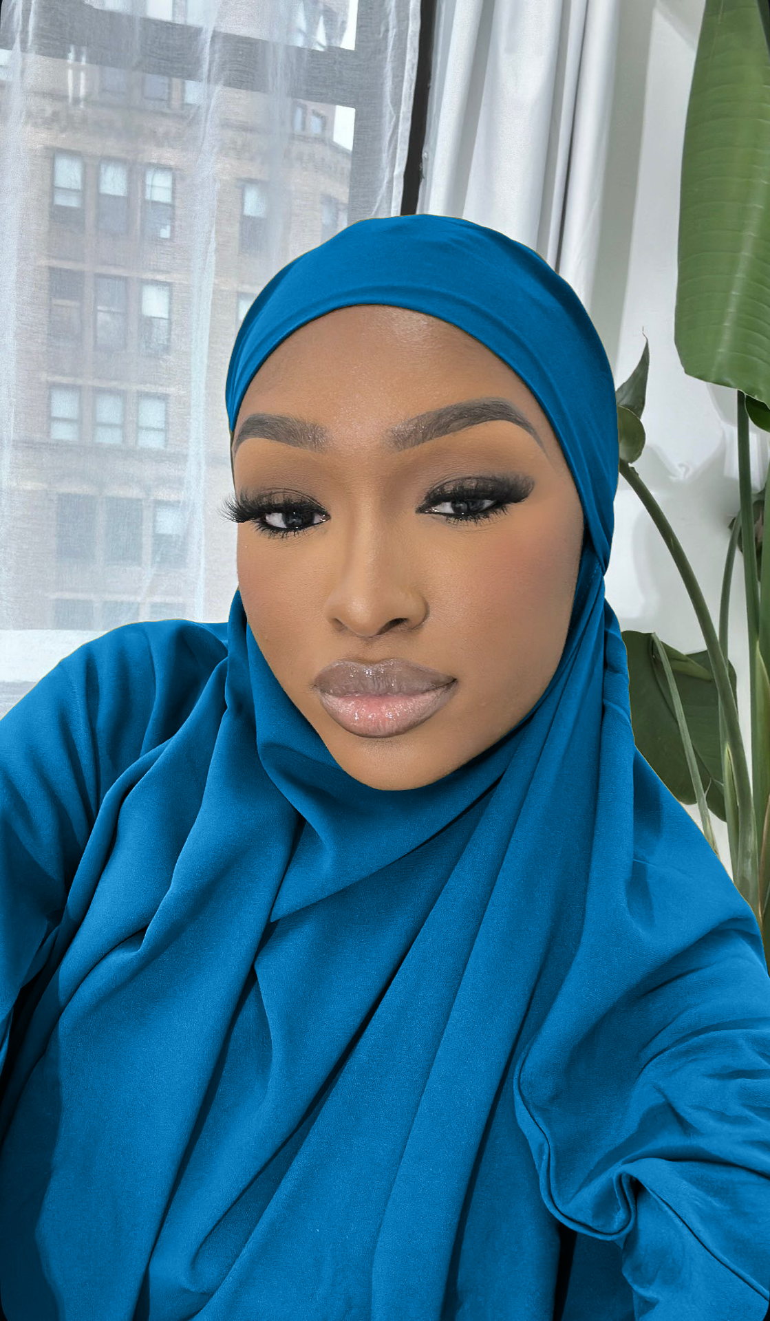 Teal Two Piece Jilbab