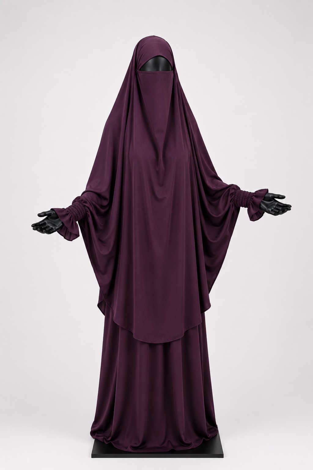 Two piece Nida Ruched Cuff Sleeve