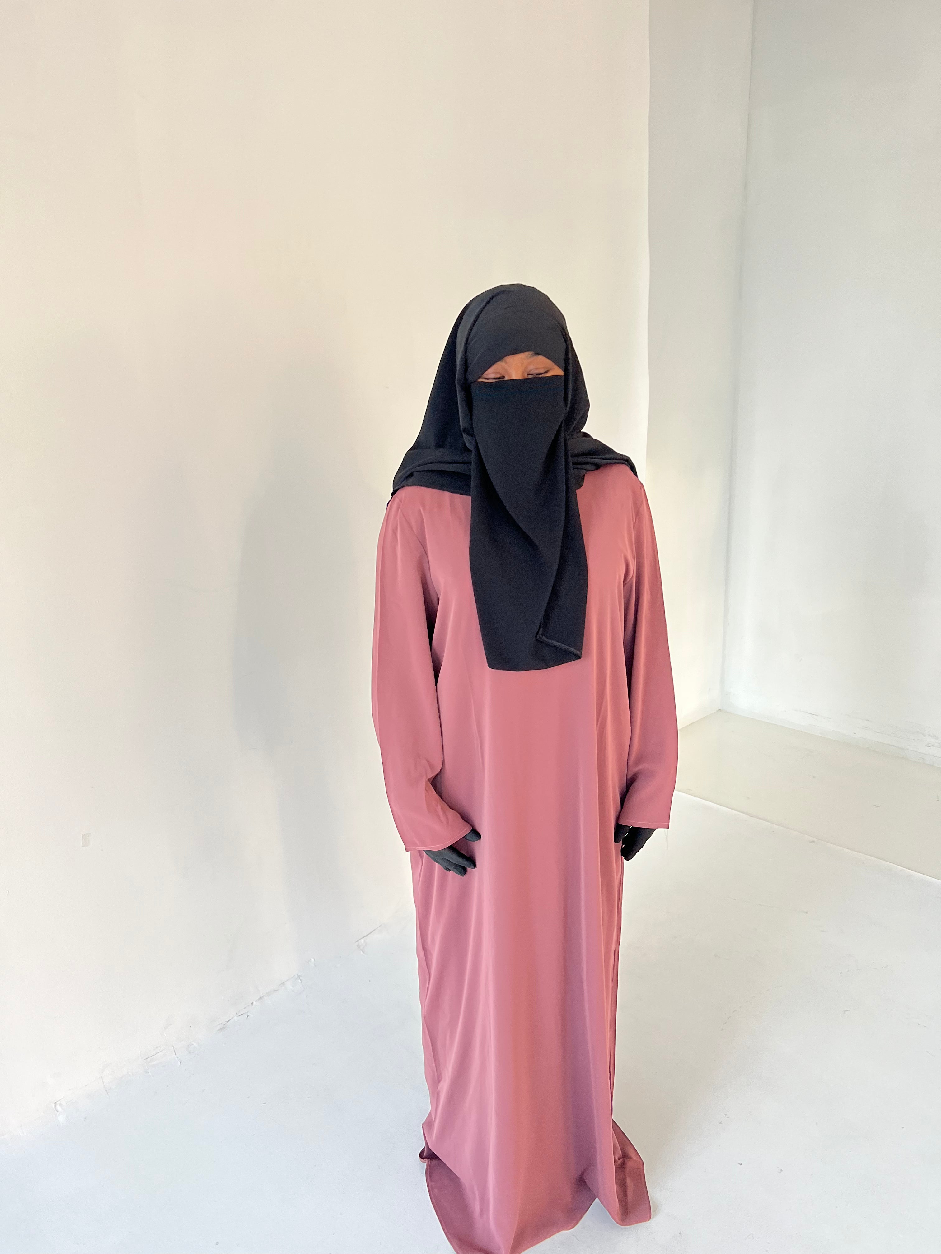 Ruby Purple Pocketed Lila Abaya