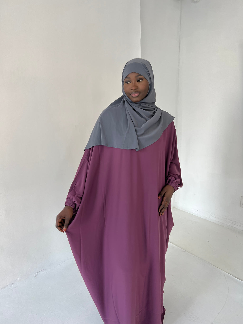 Mauve Lila Abaya