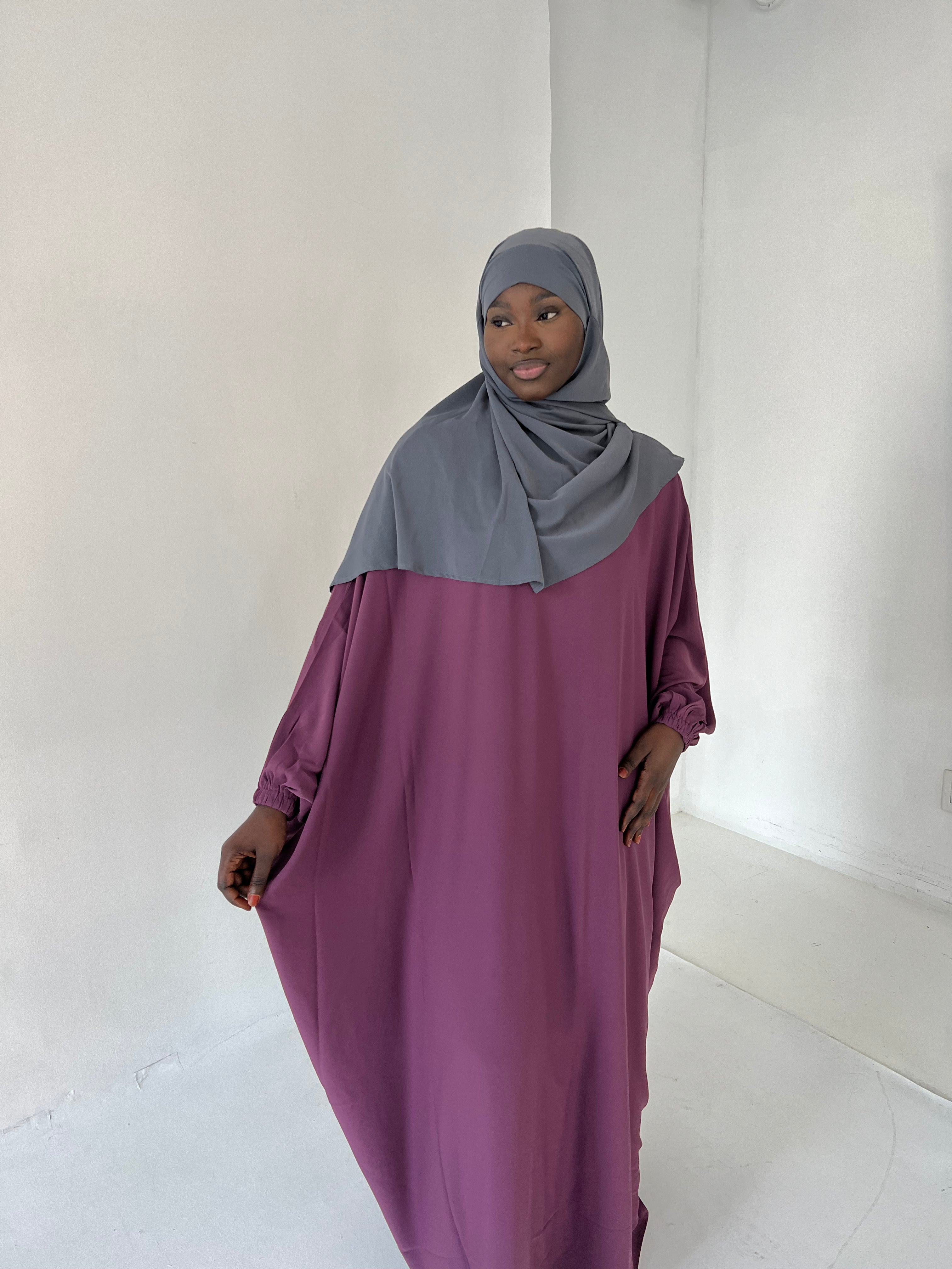 Mauve Lila Abaya
