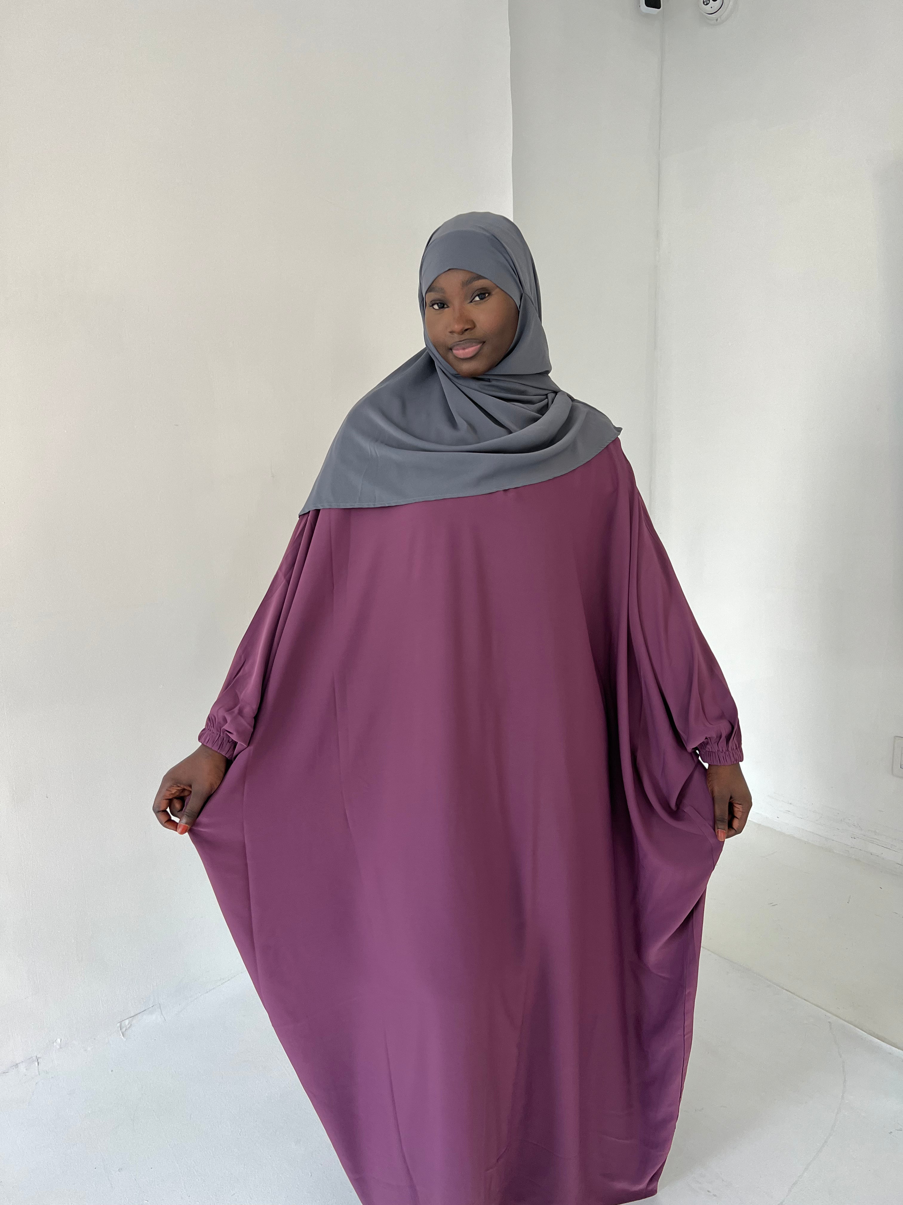 Mauve Lila Abaya