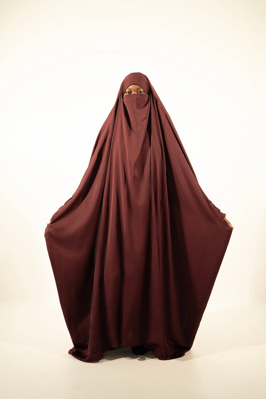 Extra wide long one piece jilbab