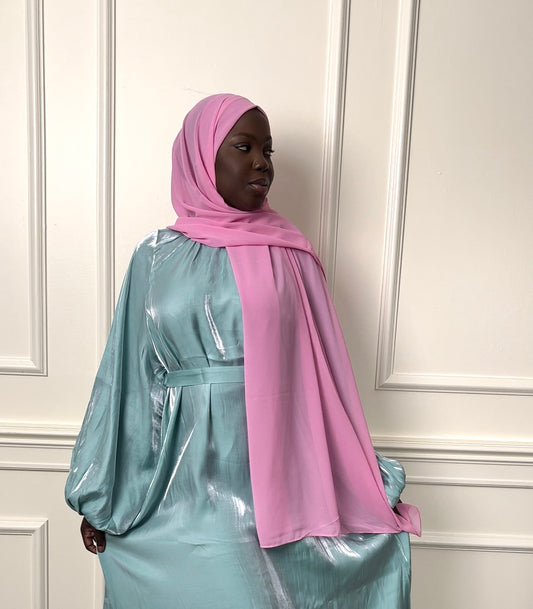 Soft pink Chiffon Hijab