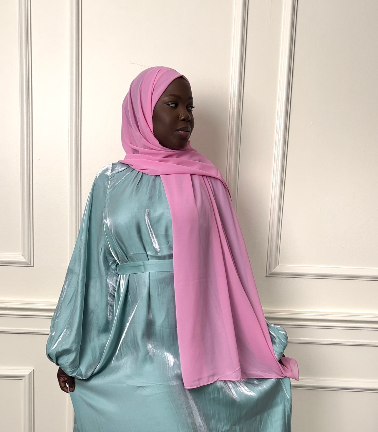 Barbie Pink Chiffon Hijab