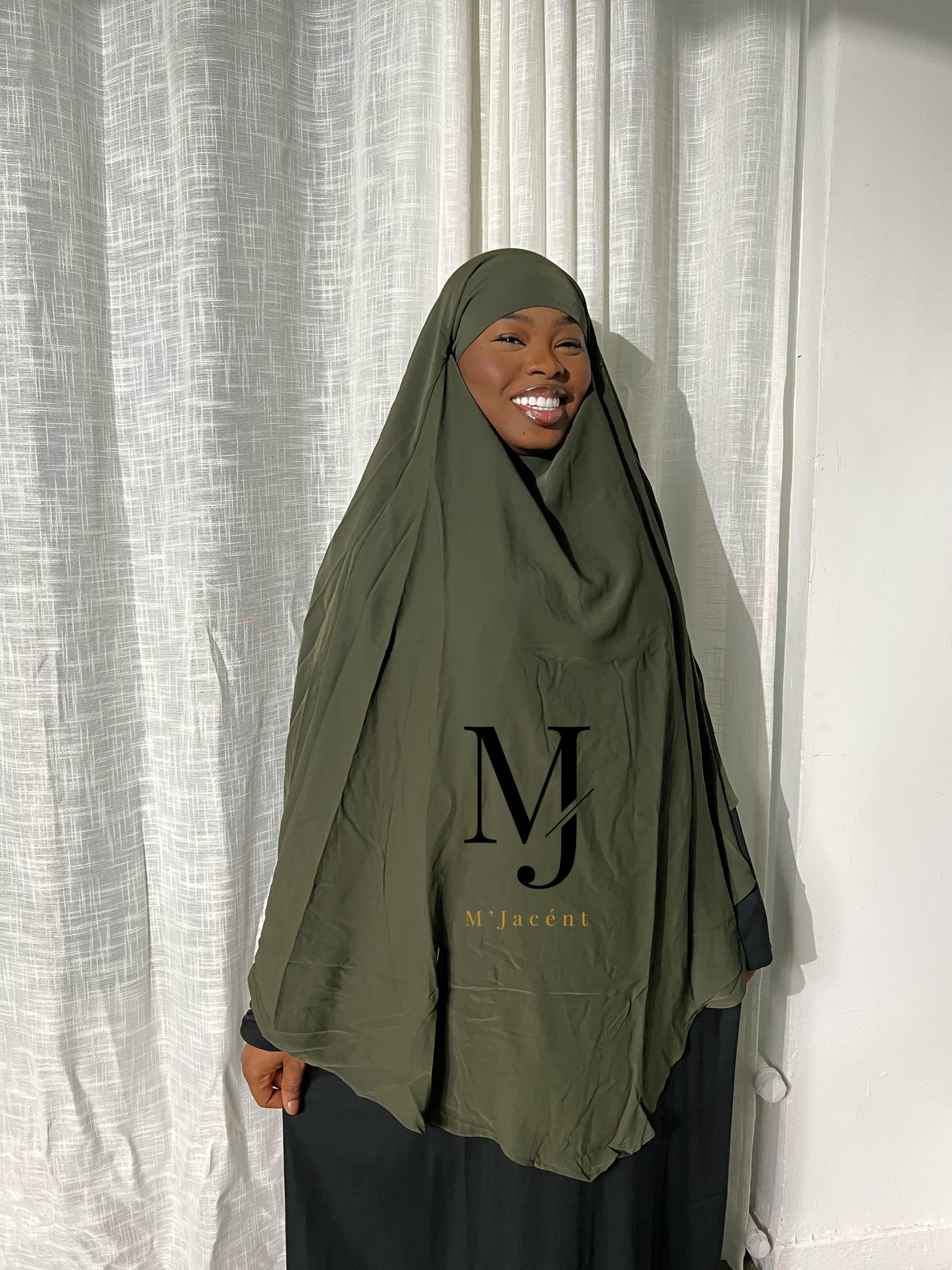 Buy Olive Diamond Hijab Dress
