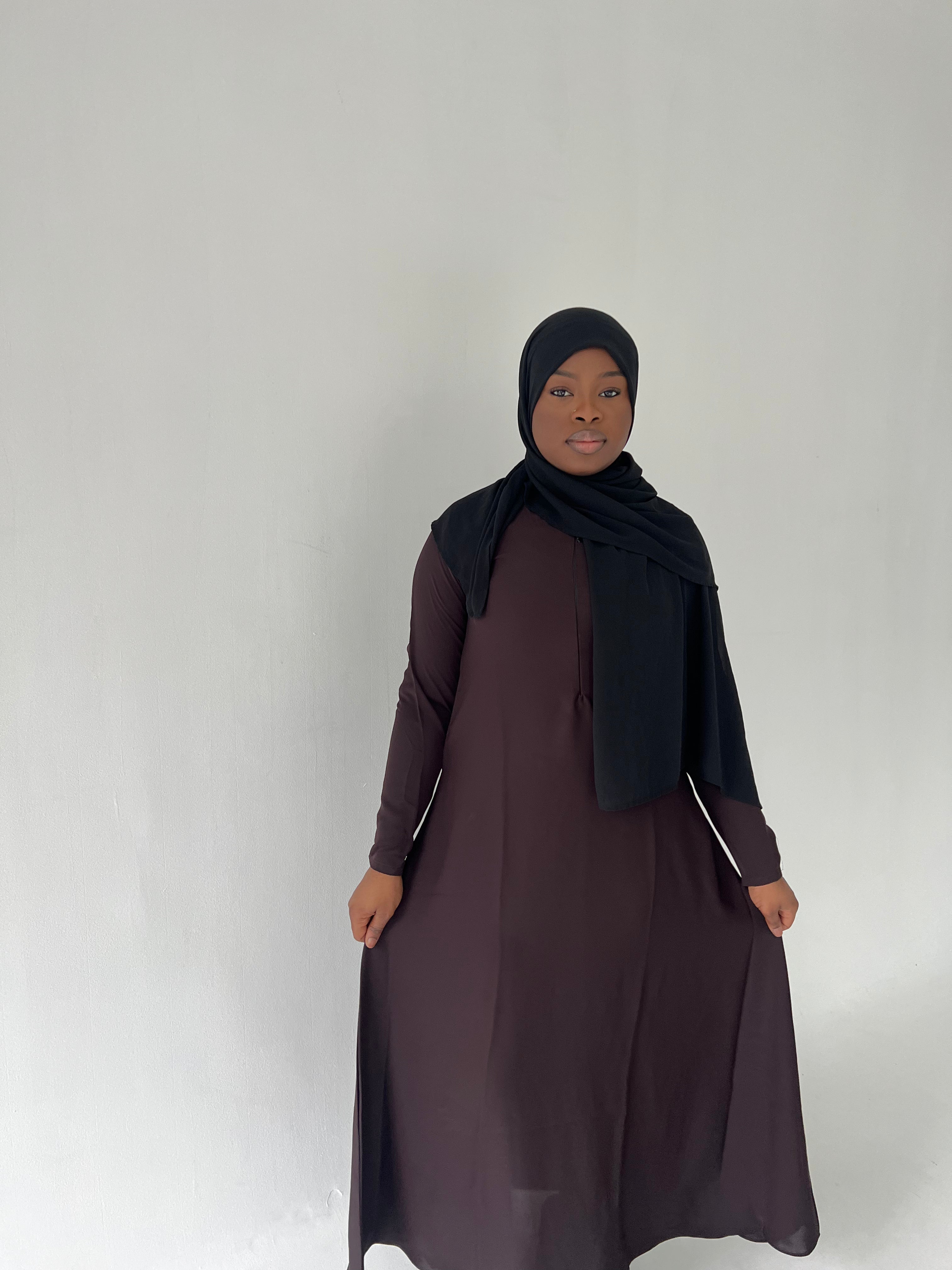 Brown Nida Small Abaya